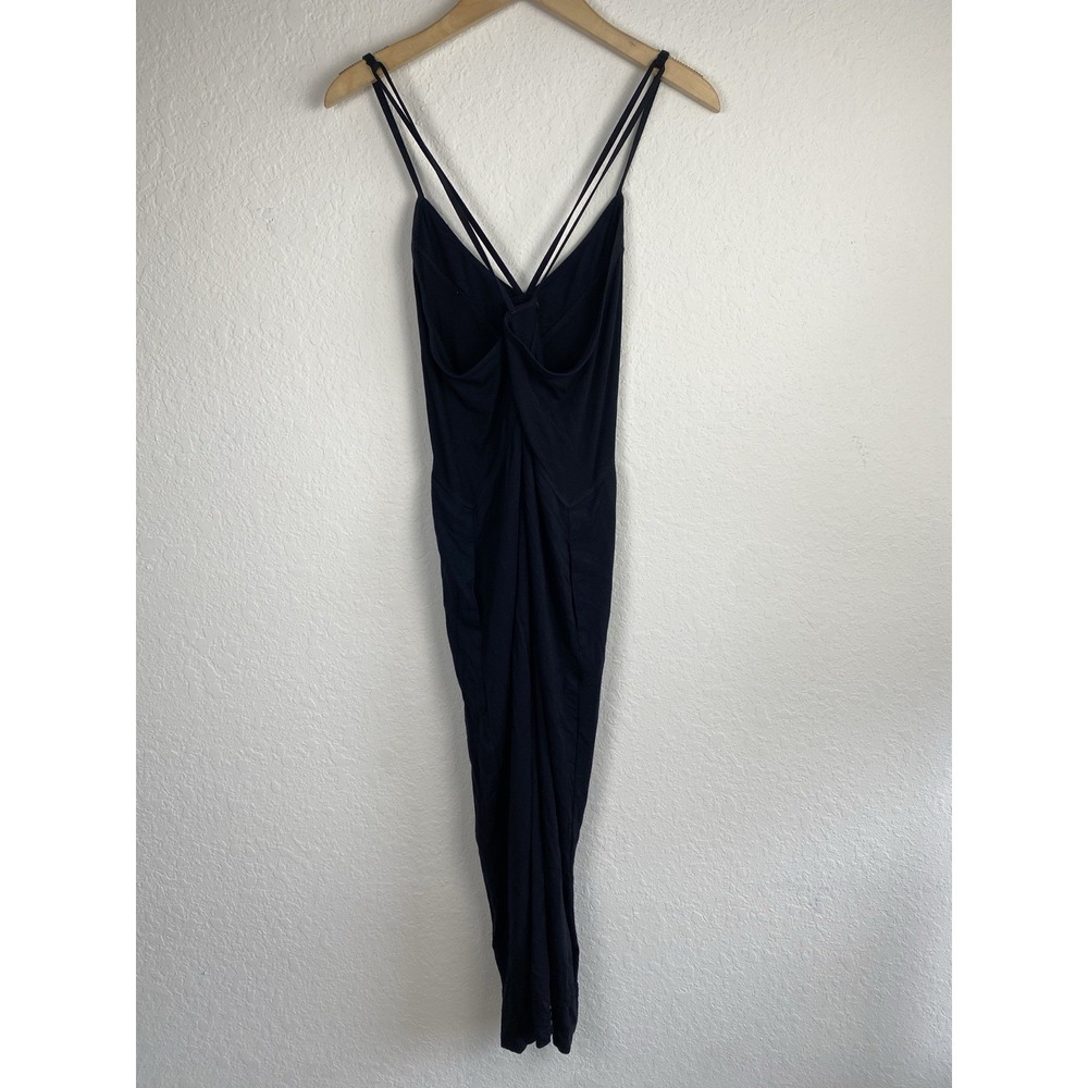 Alala Black V-Neck Spaghetti-Strap Jumpsuit - L - Picture 8 of 9
